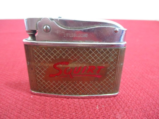 Vintage "Little Billboard" Automatic High Quality Pocket Lighter with Squirt Design