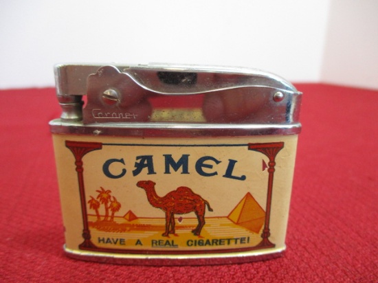 Vintage "Coronet" Automatic High Quality Pocket Lighter with Camel Design