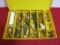 Large Lot of Antique Fishing Lures-Lot of 21 (Creek Chubb, Pflueger and more)