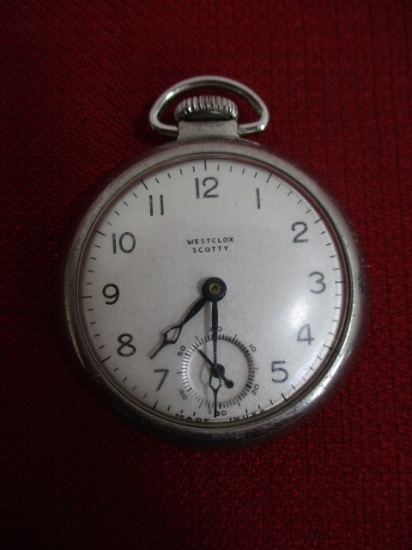 Vintage Westclox Scotty Pocket Watch