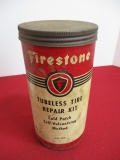 Vintage Firestone Tubeless Tire Repair Kit with BONUS Items