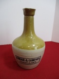 1/2 Gallon Salt Glazed Stoneware Advertising Jug (Amour & Company Chicago)