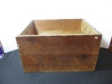 A. E. Brown & Co. Fine Shoes Advertising Crate