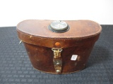 Vintage Binocular Case with Built in Compass