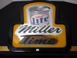 Miller Lite Advertising Mirror