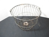 Primitive Metal Egg Gathering Basket