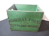 Mineral Point Bottling Works Advertising Crate