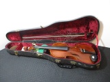 William Becker German Violin with Bow and Extras