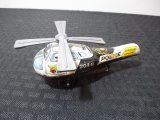 Tin Lithograph Police Helicopter