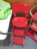 Cosco Stylair Retro Chair with Slide Out Step Stool