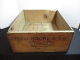 Muresco Benjamin Moore & Co. Advertising Crate