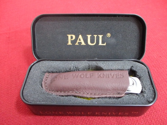Paul Lone Wolf Knives 3" Pocket Knife