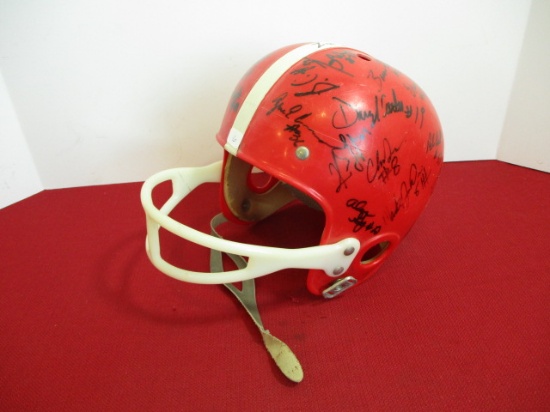 Replica Wisconsin Badgers Autographed Helmet-A
