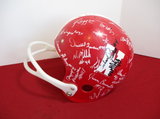 Replica Wisconsin Badgers Autographed Helmet-B