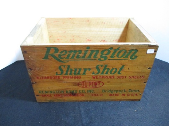 Remington Shur Shot Advertising Crate