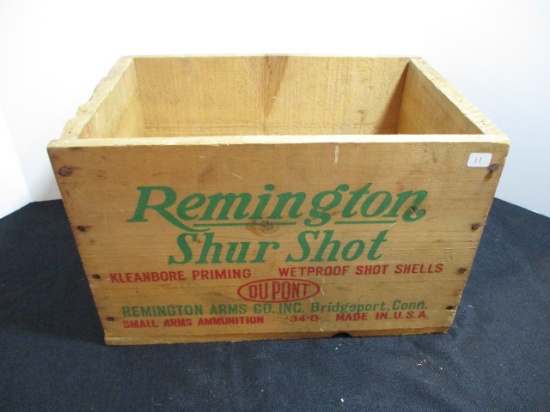 Remington Shur Shot Advertising Crate