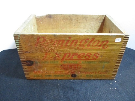 Remington Express Dove-Tailed Advertising Crate