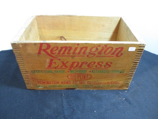 Remington Express Dove-Tailed Advertising Crate