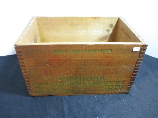 Remington Nitro Express Dove-Tailed Advertising Crate