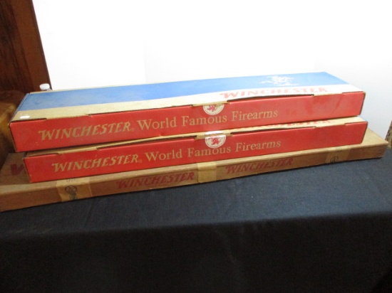 Winchester Vintage Gun Boxes-Lot of 3