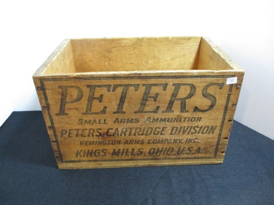 Vintage Peter's Advertising Shot Shell Crate