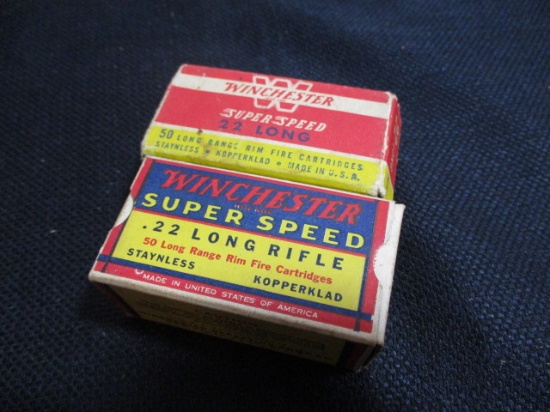 Winchester Super Speed Vintage .22 Long Rifle-1 Full Box of 50