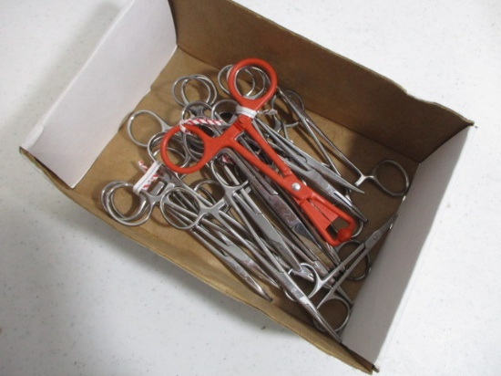 Large Lot of Forceps/Scissors/Medical Instruments