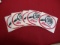 Milwaukee Braves Patches/Stickers-Lot of 8