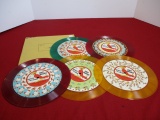 1956 Red Raven Movie Records-Lot of 5