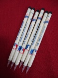 Los Angelas Dodgers Game Pencils with Original Lead Caps