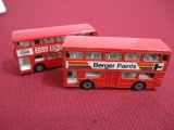 Matchbox Lesney Die Cast Buses with Advertising-Esso/Berger-B