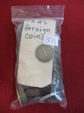 1 1/2 Lbs Foreign Coins-A