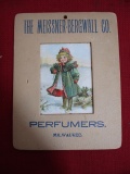 The Meissner-Bergwall Co. Perfumers Milwaukee, WI Trade Card