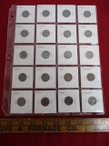 Sheet of Lincoln Cents-Lot of 20