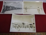 Japanese Bomber and Other Surrendering Photos at End of War-Lot of 3