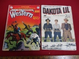 Fawcett Comics 1948 #1 Dakota Lil & 1950 #115 All American Western