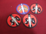 Captain Midnight's Secret Squadron Emblem NOS Stickers-Lot of 4