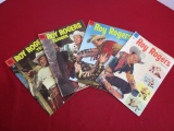 Dell Comics 1954 #75 & #82, 1957 #109 & #111 Roy Rodgers