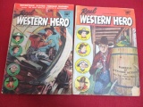 Fawcett Comics 1948 #72, 1949 #74 Real Western Hero