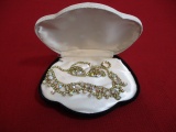 Matching Necklace and Earring Set in Original Case