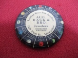 Aug. Rack & Bro. Jewelers Mirror Button