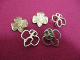 Early Girl Scouts Pins-Lot of 5