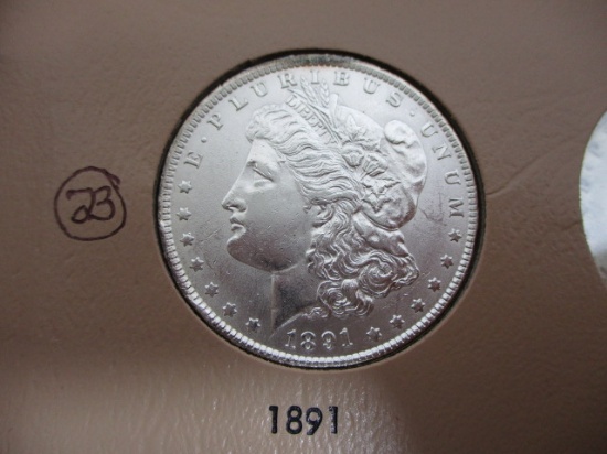 U.S. Morgan Silver Dollar 1891