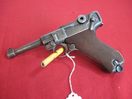 1918 German WWI Luger 9mm Pistol