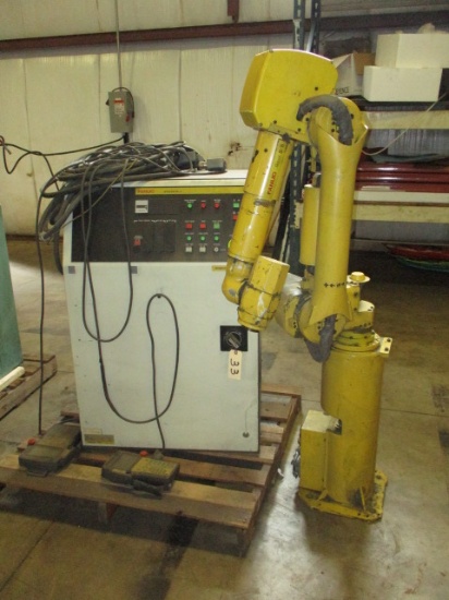 Fanuc System R-J S Model 5 Robot w/ Two Control Units & Fanuc Robot S5 Robotic Arm