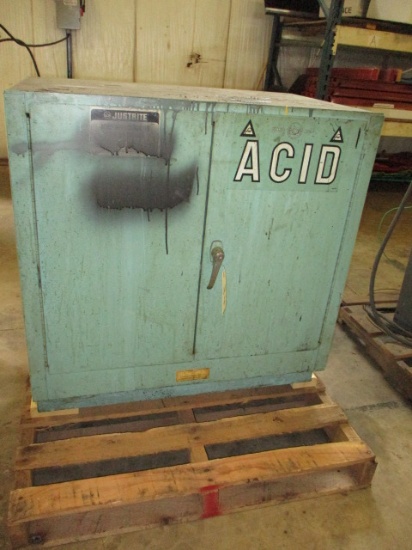 Justrite Industrial Acid Cabinet