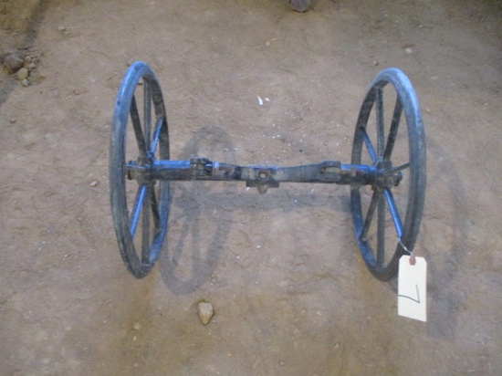 Antique Cast Iron Axle