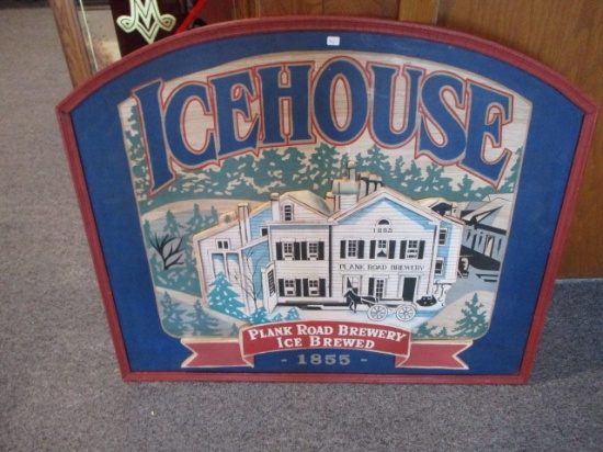 Ice House "Plank Road Brewery" 3D Advertising Sign
