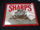 Miller Sharp's Advertising Beer Mirror