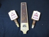 Olympia & Blatz Tapper Handles: Lot of 3